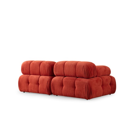 Καναπές 2θέσιος Doblo 210x100x80εκ ( L1-1R) - Red Καναπές 2θέσιος Doblo 210x100x80εκ ( L1-1R) - Red