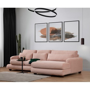 Corner Sofa River Corner Right (L2-Chl) Pink