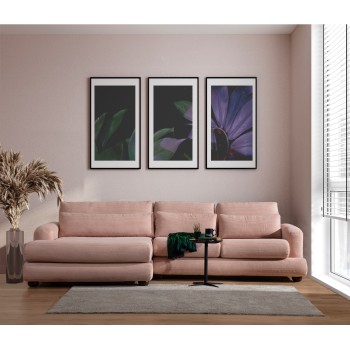 Corner Sofa River Corner Left (Chl-2R) Pink