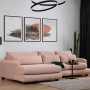 Corner Sofa River Corner Left (Chl-2R) Pink