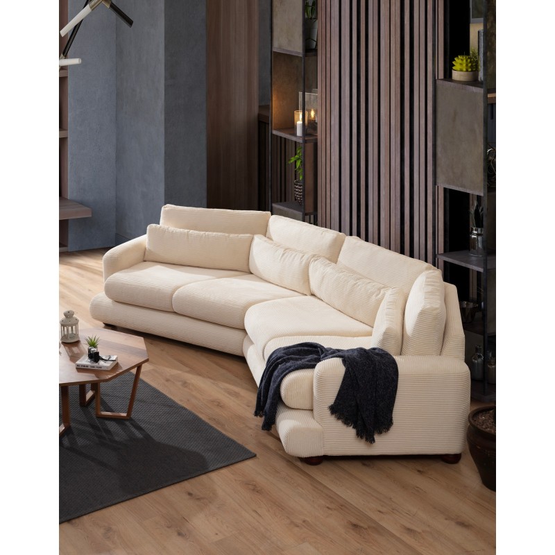 4-Seat Sofa River 4 Seater Right (L2-Xc Right) - Beige Beige