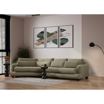 4-Seat Sofa River 4 Seater Left (Xc Left-2R) - Green Green