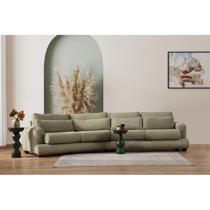 4-Seat Sofa River 4 Seater Left (Xc Left-2R) - Green Green
