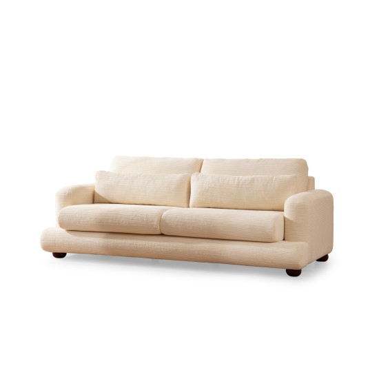3-Seat Sofa River - Beige Beige 3-Seat Sofa River - Beige Beige