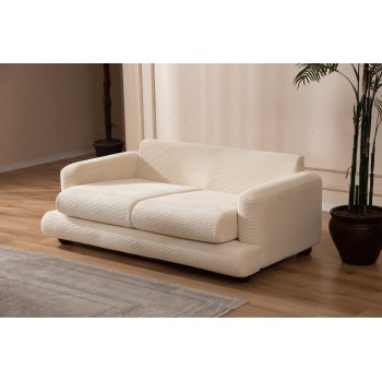 2-Seat Sofa River - Beige Beige