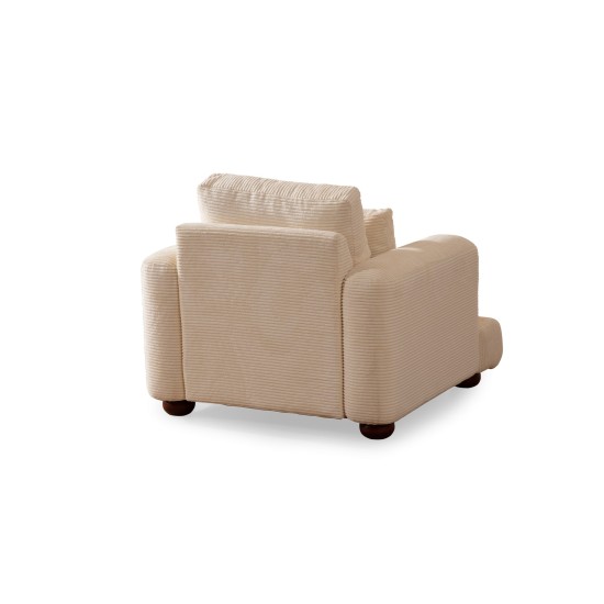 1-Seat Sofa River - Beige Beige 1-Seat Sofa River - Beige Beige