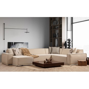 Corner Sofa Lego Corner (Chl-02-C-2R) - Cream Cream