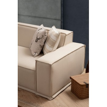 Corner Sofa Lego Corner (Chl-02-C-2R) - Cream Cream