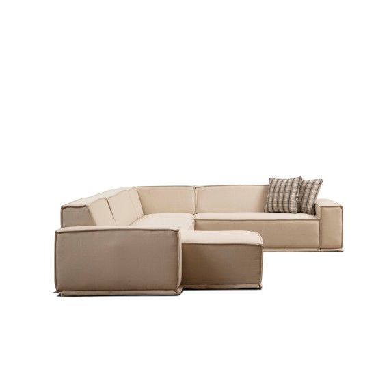 Corner Sofa Lego Corner (Chl-02-C-2R) - Cream Cream