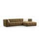 Corner Sofa Cady 3 Seater Right - Khaki Khaki Corner Sofa Cady 3 Seater Right - Khaki Khaki