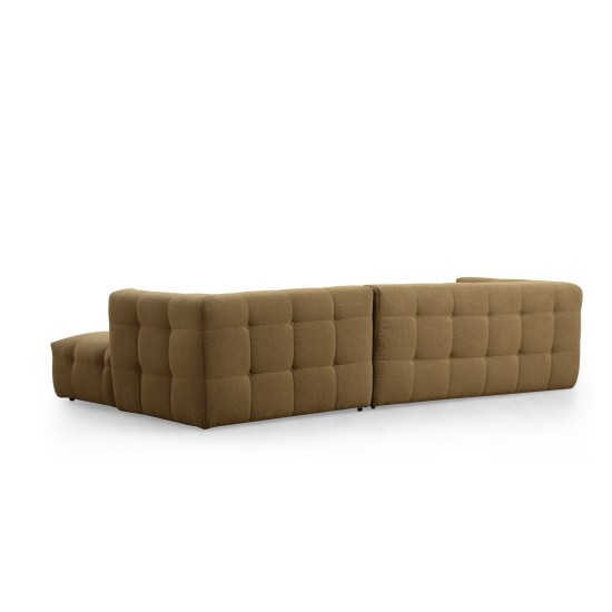 Corner Sofa Cady 3 Seater Right - Khaki Khaki Corner Sofa Cady 3 Seater Right - Khaki Khaki