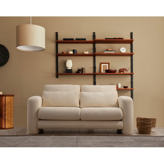 2-Seat Sofa Lily Beige - 2 Beige 2-Seat Sofa Lily Beige - 2 Beige