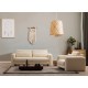 2-Seat Sofa Lily Beige - 2 Beige 2-Seat Sofa Lily Beige - 2 Beige