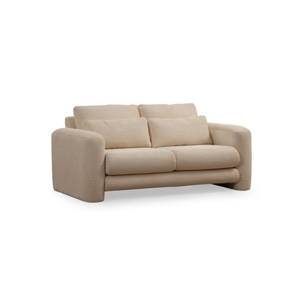 2-Seat Sofa Lily Beige - 2 Beige 2-Seat Sofa Lily Beige - 2 Beige
