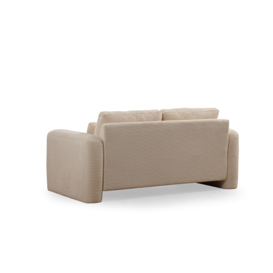 2-Seat Sofa Lily Beige - 2 Beige 2-Seat Sofa Lily Beige - 2 Beige