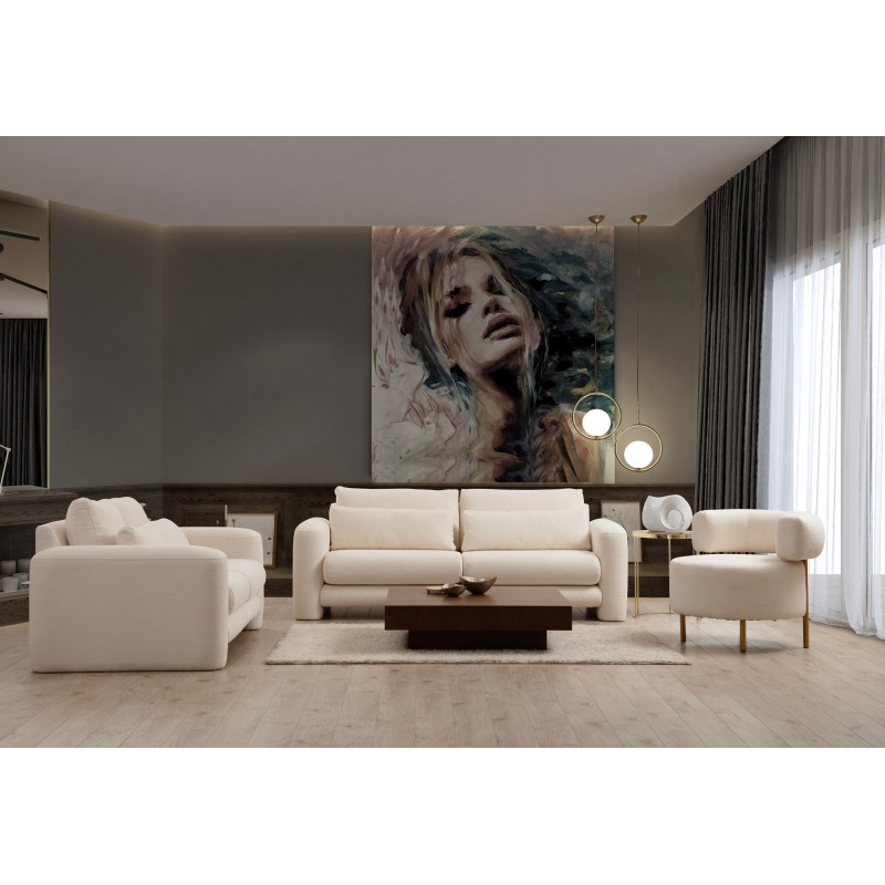 3-Seat Sofa Lily Cream - 3 Cream