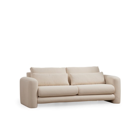 3-Seat Sofa Lily Cream - 3 Cream 3-Seat Sofa Lily Cream - 3 Cream