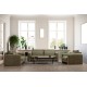 Καναπές 3θέσιος Lily 215x97x73εκ - Green