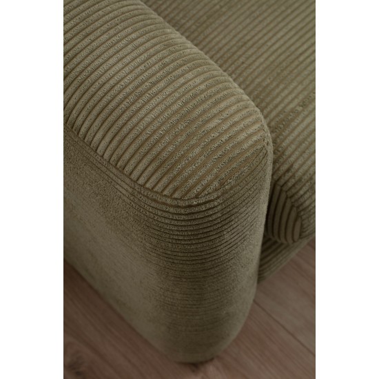 Καναπές 3θέσιος Lily 215x97x73εκ - Green