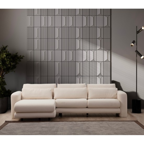 Corner Sofa Lily Corner Left Cream Cream Corner Sofa Lily Corner Left Cream Cream