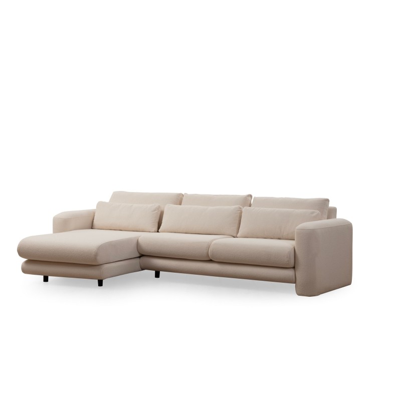 Corner Sofa Lily Corner Left Cream Cream