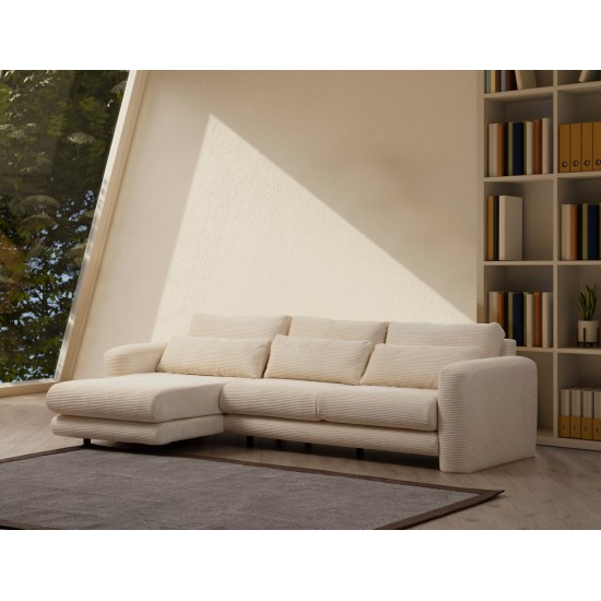 Corner Sofa Lily Corner Left Beige Beige Corner Sofa Lily Corner Left Beige Beige