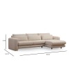 Corner Sofa Lily Corner Right Cream Cream