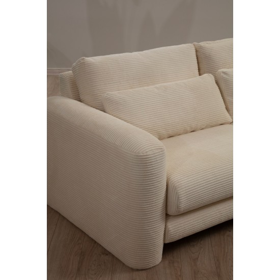 Corner Sofa Lily Corner Right Beige Beige