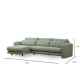 Corner Sofa Lily Corner Left Green Green