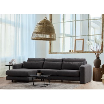 Corner Sofa Lily Corner Left Grey Grey