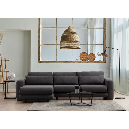 Corner Sofa Lily Corner Left Grey Grey Corner Sofa Lily Corner Left Grey Grey