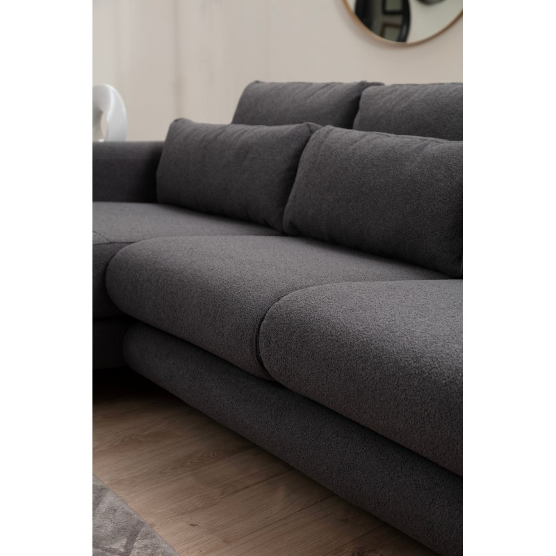 Corner Sofa Lily Corner Left Grey Grey