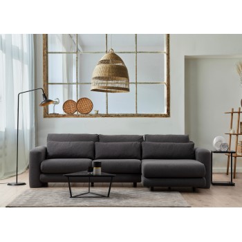 Corner Sofa Lily Corner Right Grey Grey