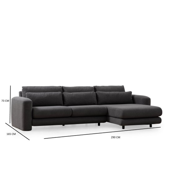 Corner Sofa Lily Corner Right Grey Grey Corner Sofa Lily Corner Right Grey Grey