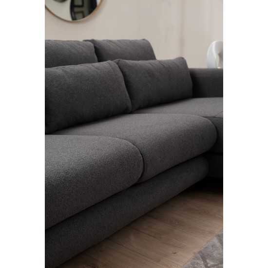 Corner Sofa Lily Corner Right Grey Grey Corner Sofa Lily Corner Right Grey Grey