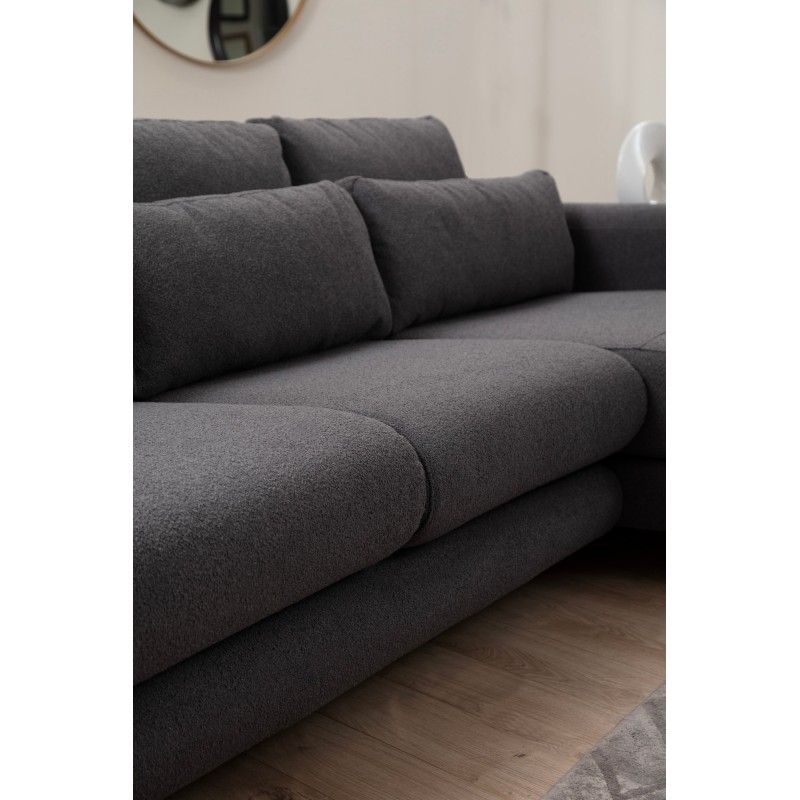 Corner Sofa Lily Corner Right Grey Grey