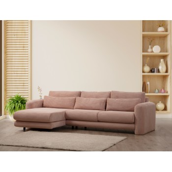 Corner Sofa Lily Corner Left Pink Pink