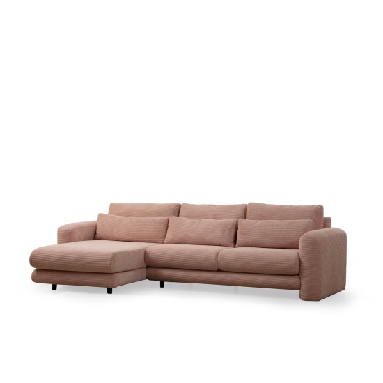 Corner Sofa Lily Corner Left Pink Pink