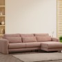 Corner Sofa Lily Corner Right Pink Pink