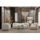 Καναπές Διθέσιος 170x76x75εκ Asos Χρώμα Cream