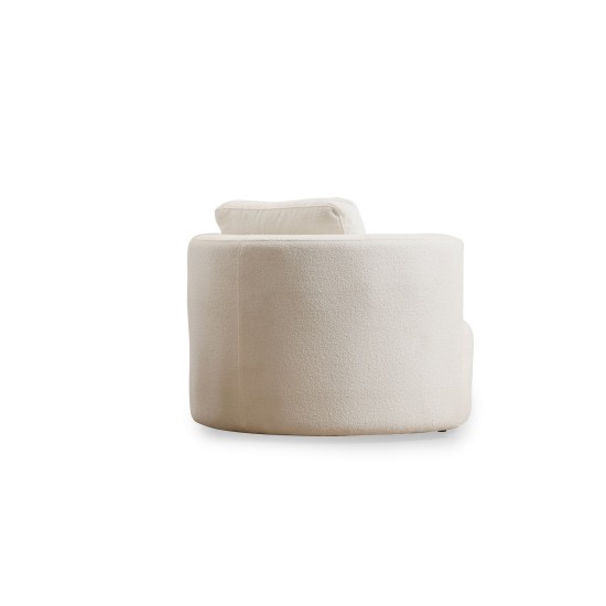 Πολυθρόνα 105x71x100εκ Asos Χρώμα Cream Πολυθρόνα 105x71x100εκ Asos Χρώμα Cream