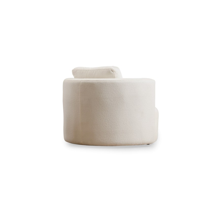 Πολυθρόνα 105x71x100εκ Asos Χρώμα Cream