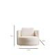 Πολυθρόνα 105x71x100εκ Asos Χρώμα Cream Πολυθρόνα 105x71x100εκ Asos Χρώμα Cream