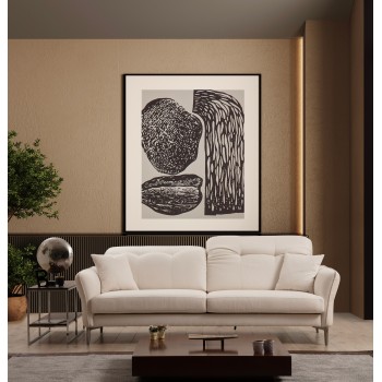 3-Seat Sofa Costor White - 3 White