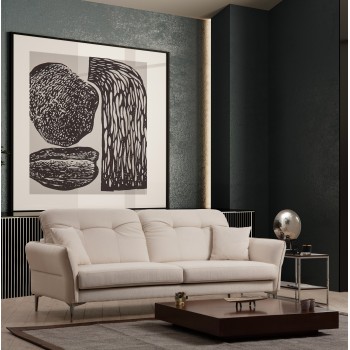 3-Seat Sofa Costor White - 3 White