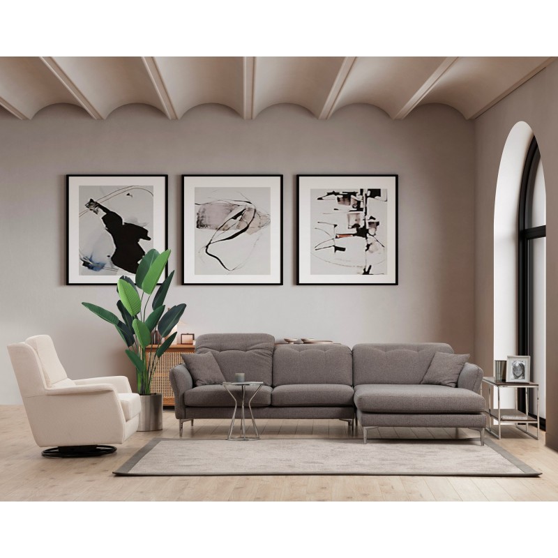 Corner Sofa Costor Corner Right Grey Grey