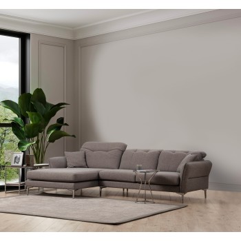 Corner Sofa Costor Corner Left Grey Grey