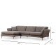 Corner Sofa Costor Corner Left Grey Grey