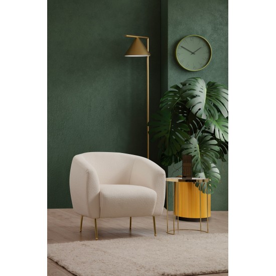 Πολυθρόνα Eses - Χρώμα Cream- 70x82x82εκ Πολυθρόνα Eses - Χρώμα Cream- 70x82x82εκ