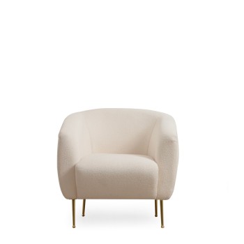 Πολυθρόνα Eses - Χρώμα Cream- 70x82x82εκ